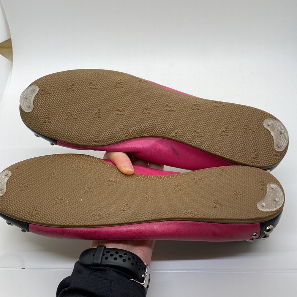 Prada Shoes size 7.5 pink green with brand new soles and serious embellishments - Picture 12 of 12